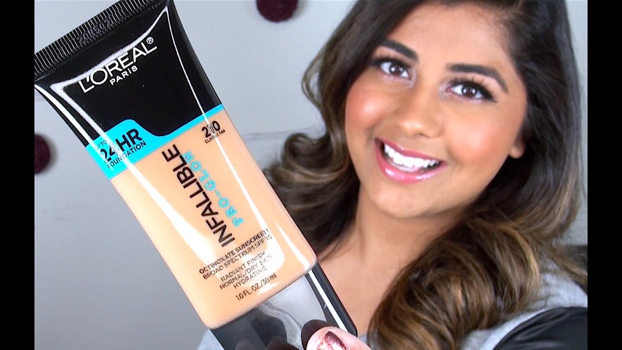 NEW L’oreal Infallible Pro-Glow Foundation: Review, Demo, & Wear Test!