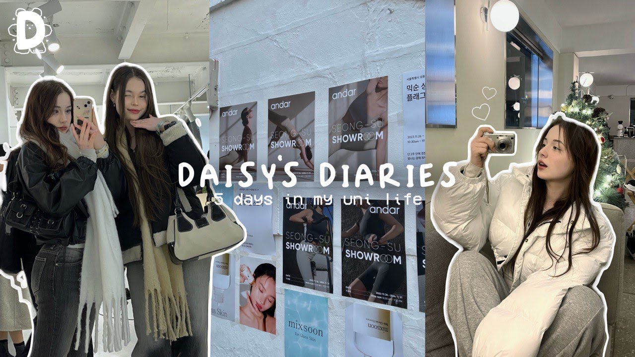 DAISY'S DIARIES in korea: учеба, экзамены, блогерские ивенты, шоппинг, друзья [ENG/RUS]