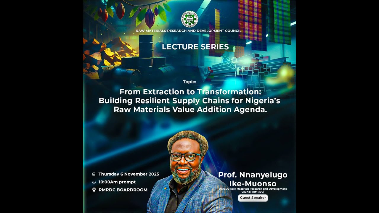 RAW MATERIALS LECTURE SERIES 7