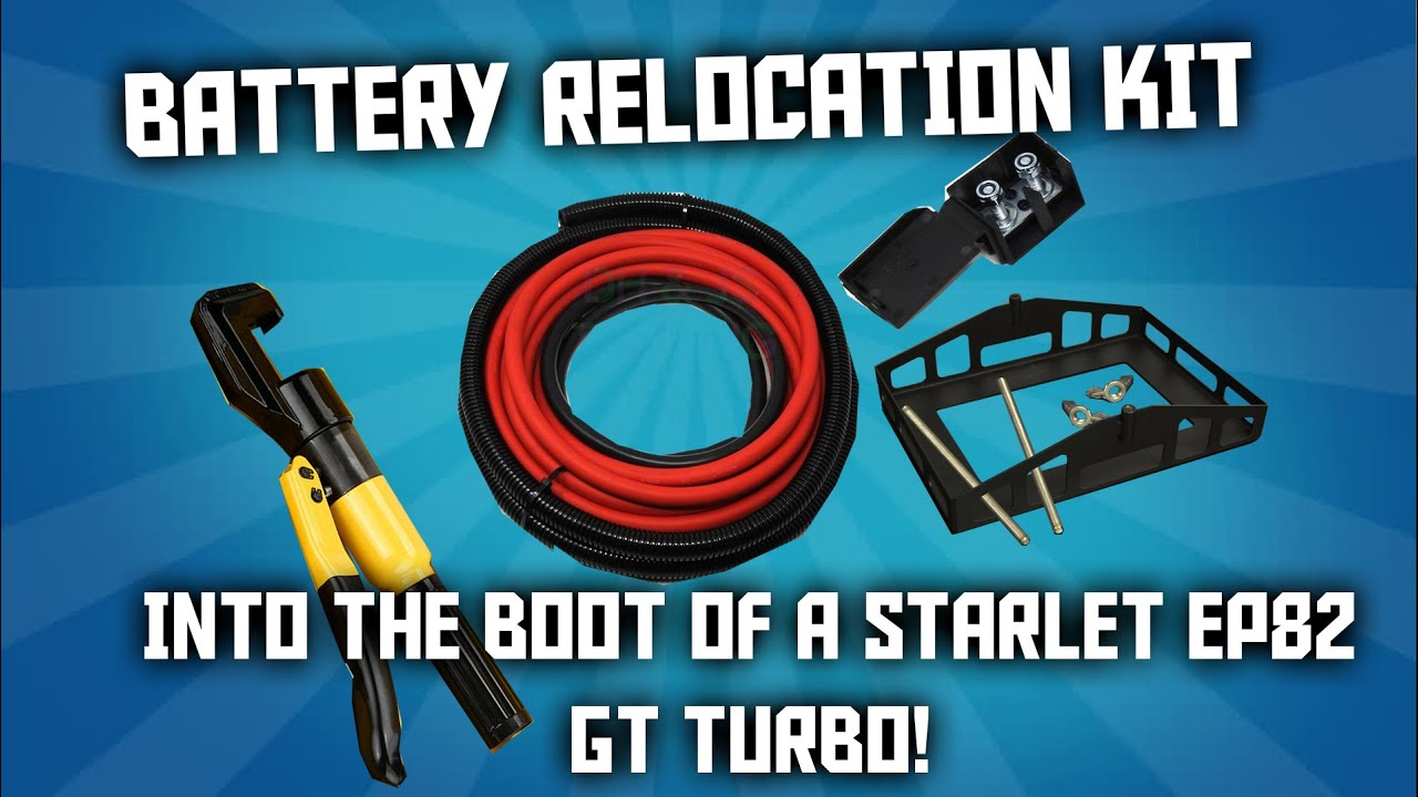 We Installed a Battery Relocation Kit - EP82 Starlet