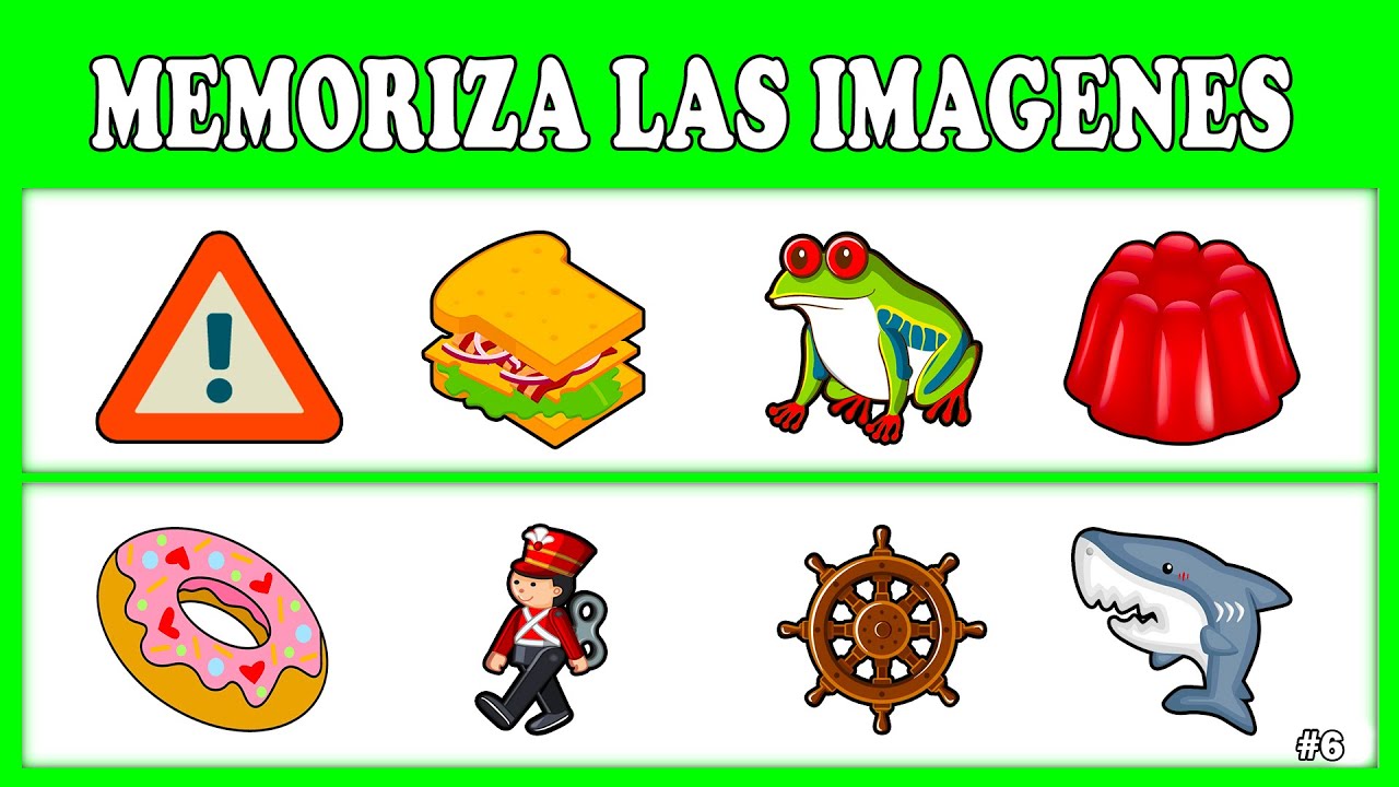 🔴🟡🟢 JUEGOS DE MEMORIA VISUAL Tienes una MENTE fuerte. Compruébalo con este TEST Y ENTRENA TU MEMORIA