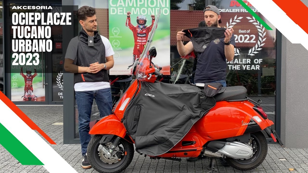 Możesz je założyć na szyję i na kolana - Ocieplacze Tucano Urbano 2023