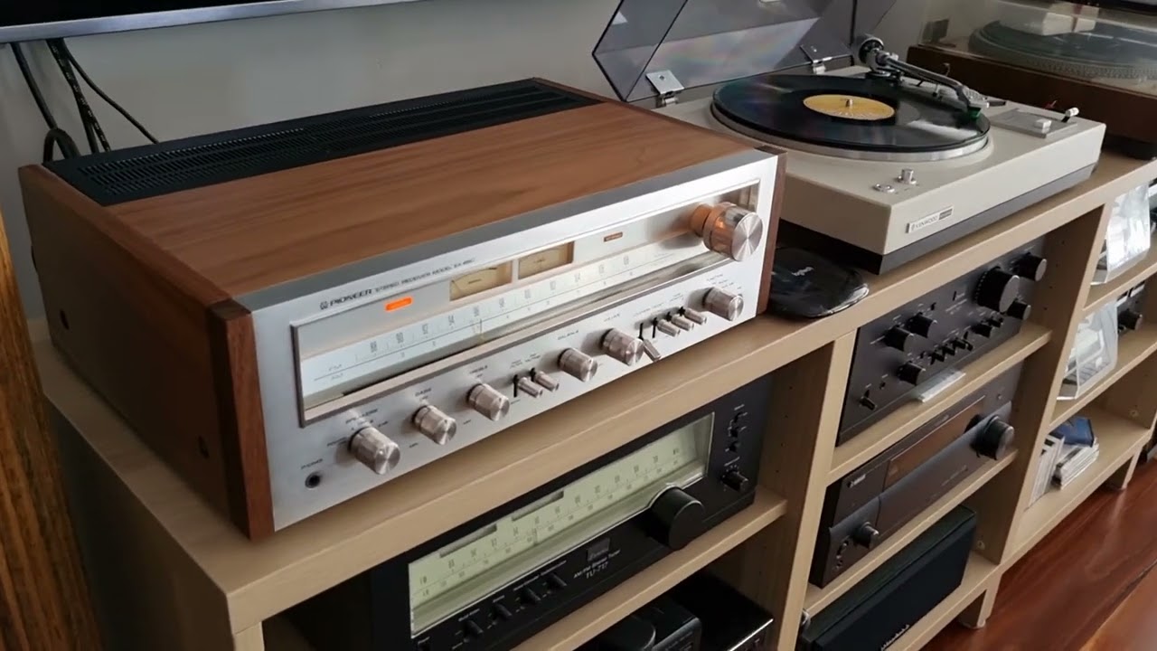 Pioneer SX-650 Receiver Fully Restored demo Dire Straits Industrial Disease