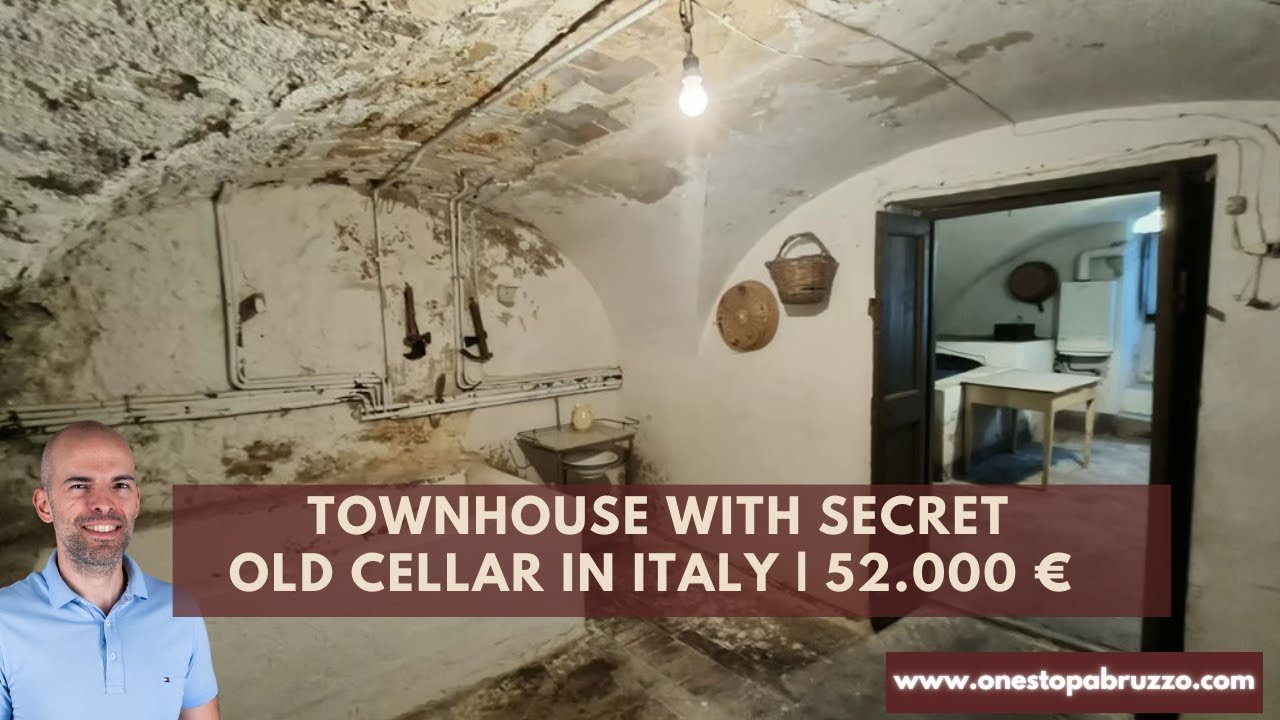 Cheap Townhouse With Beautiful Cellar in Tocco Da Casauria in Italy | Virtual Property Tour