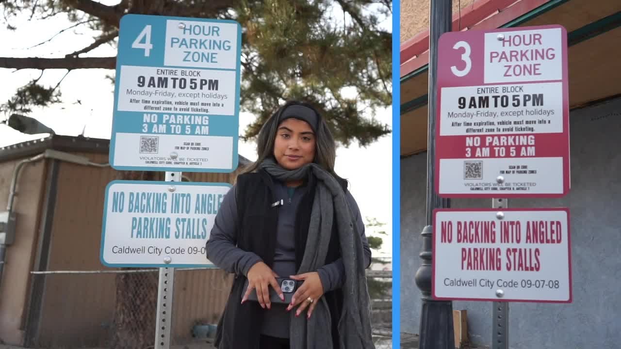 Caldwell's new soon to be downtown parking rules: 3-4 hour limits & tech enforcement
