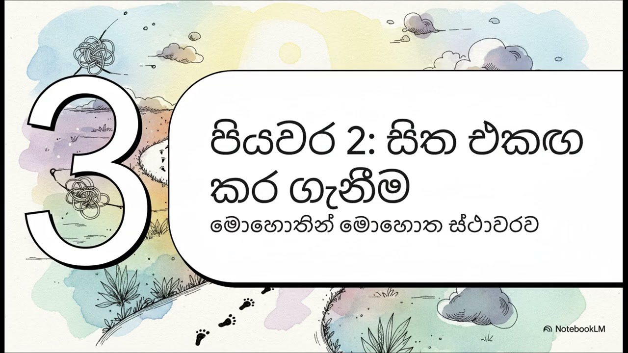 ඒකාග් රතාවය තේරුම් ගැනීම