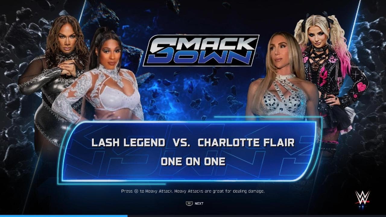 Lash Legends Vs Charlotte Flair