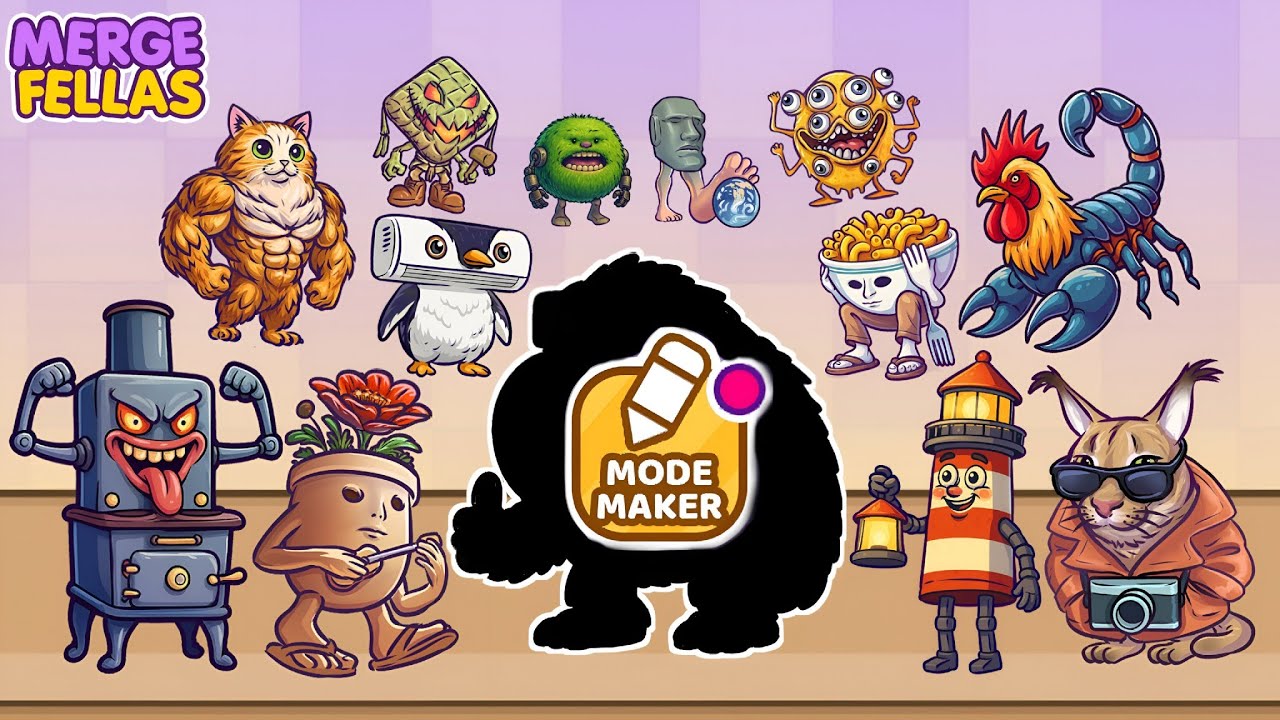 Merge Fellas Italian Brainrot 29 Maker Mode 11 | NEW MODE – Reaching Max Level