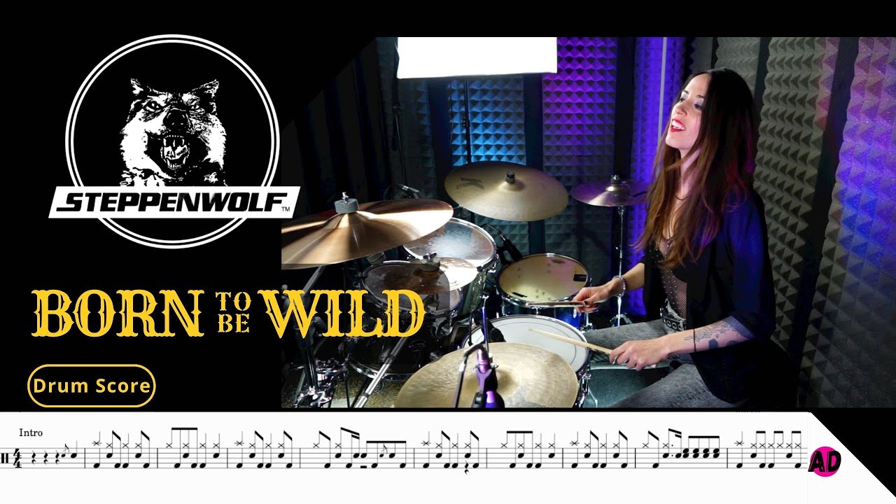 Born To Be Wild - Steppenwolf - Drum Cover (Drum Score)