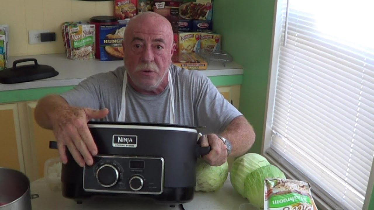 Stuffed Cabbage Using The Ninja 3 In 1 Cooker