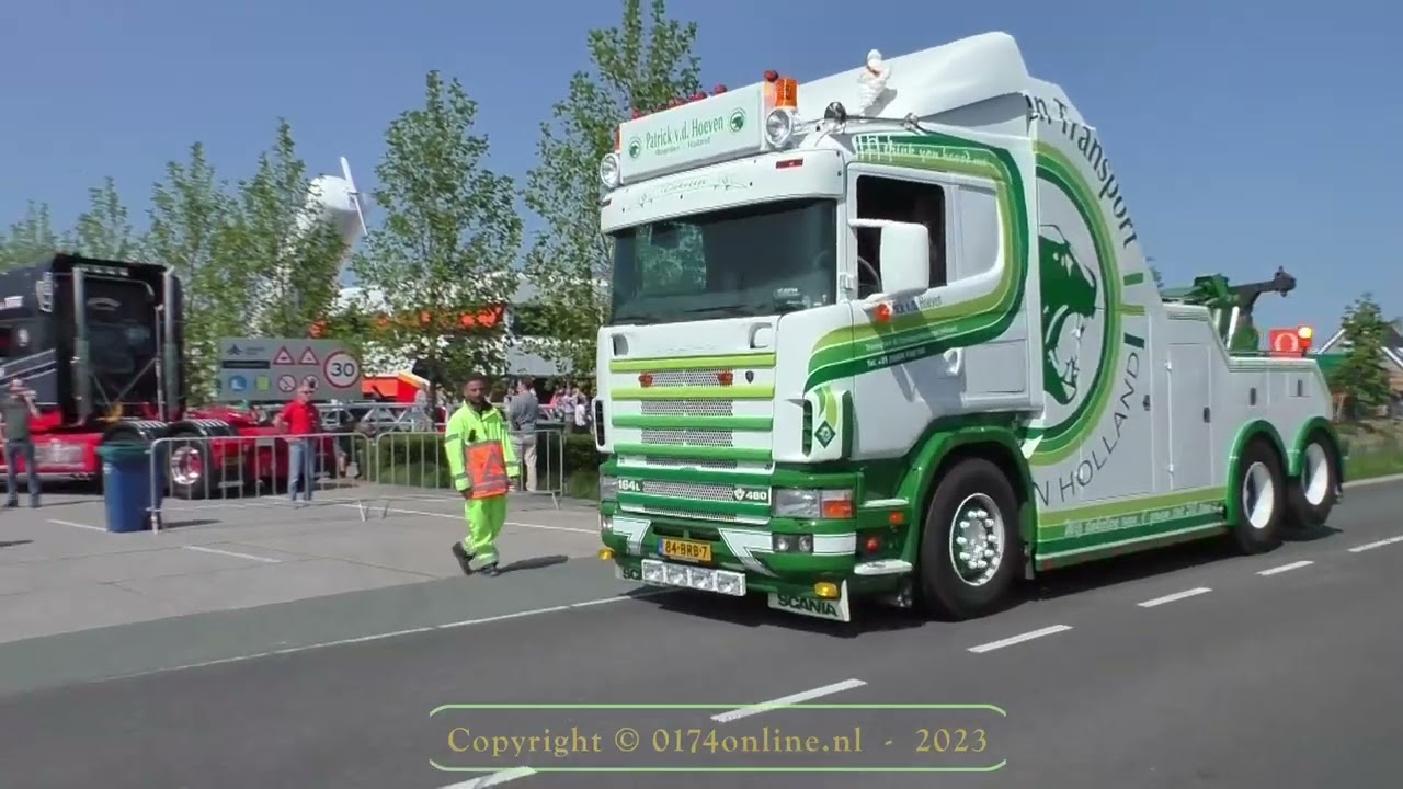 Veel truckliefhebbers bij Tekno Event in  De Lier