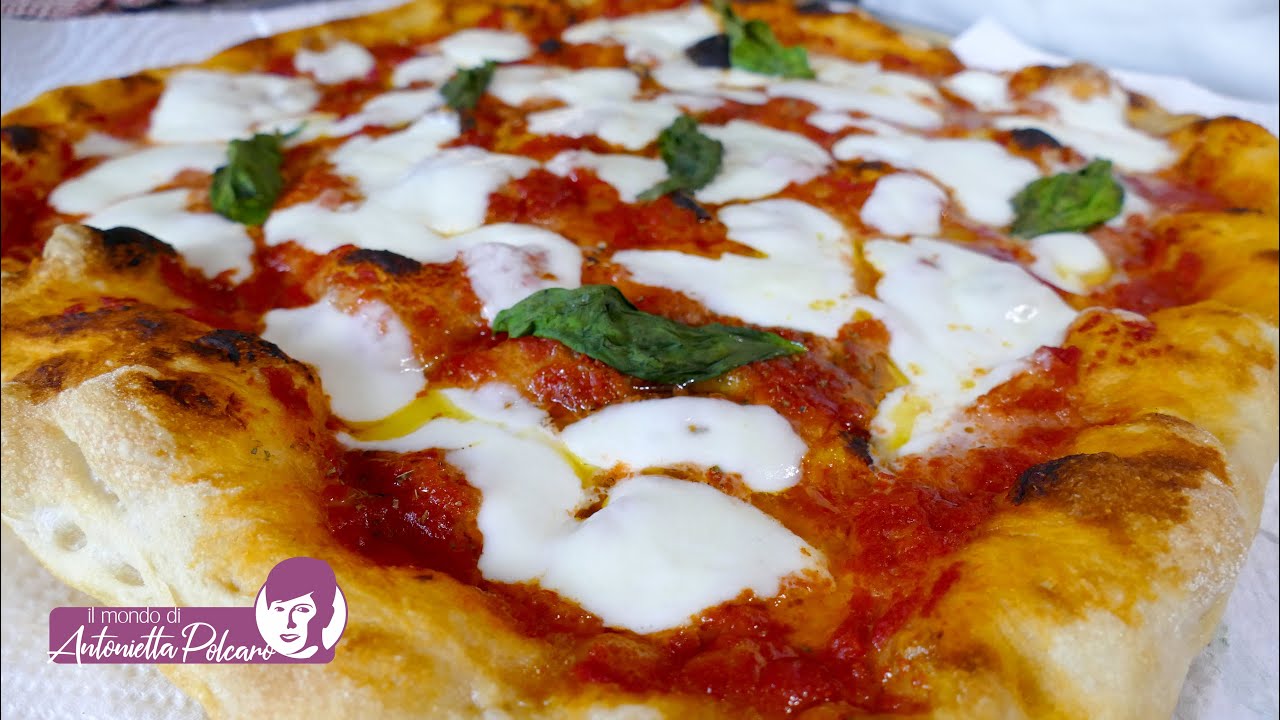 Il Mondo di Antonietta Polcaro - Pizza in teglia di sola biga con frullino o planetaria