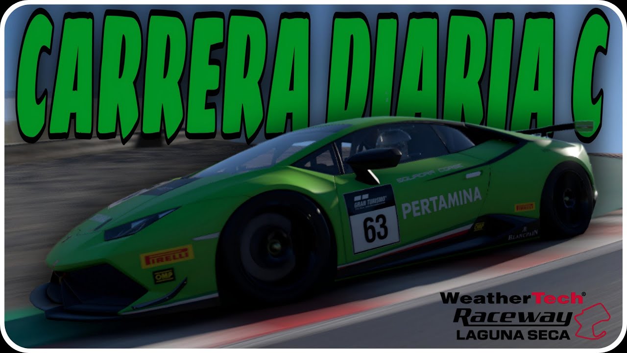 Gran Turismo 7 | Carrera Diaria C | WeatherTech Raceway Laguna Seca | Lamborghini Huracan Gr.4