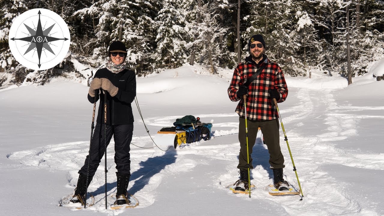 Winter Camping in our Hot Tent- 4 days on the border of Algonquin Park | Part 1 |
