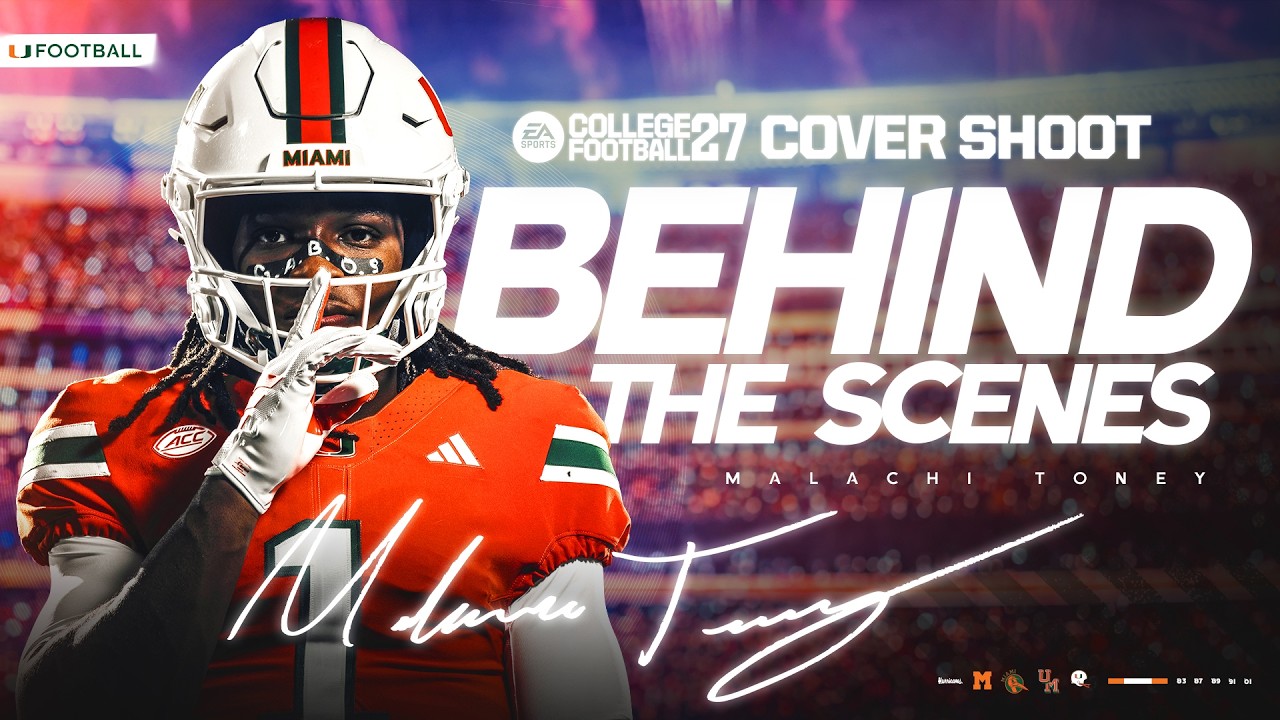 Malachi Toney | EA Sports College Football Cover Shoot | Behind The Scenes