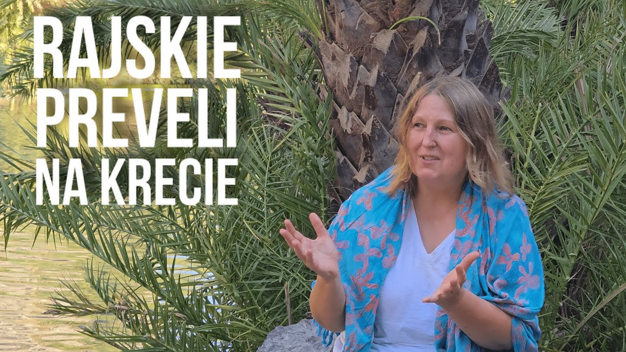 Plaża Preveli, rajski las palmowy na Krecie