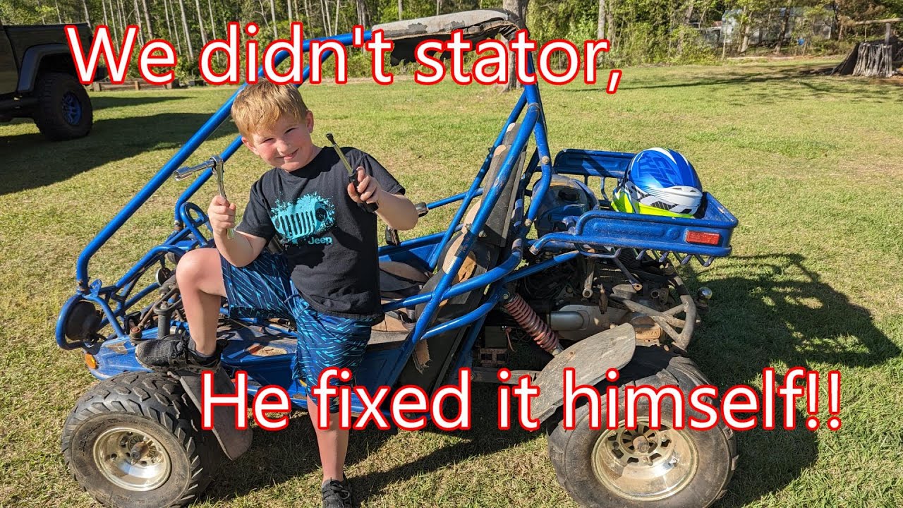 Replacing the stator on a Gy6 150cc go-kart: Project Beta