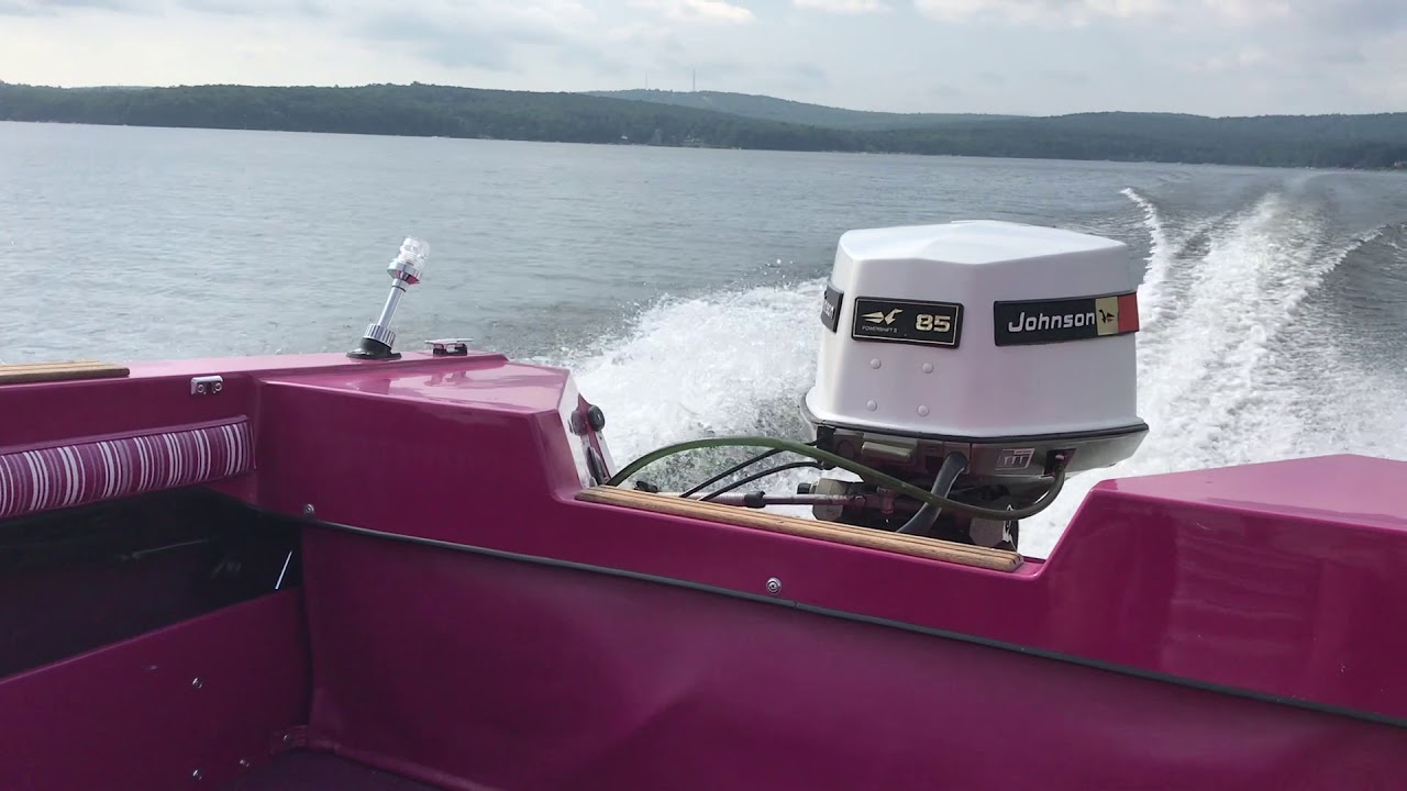 1973 Vintage MFG Runabout 85hp Johnson Outboard