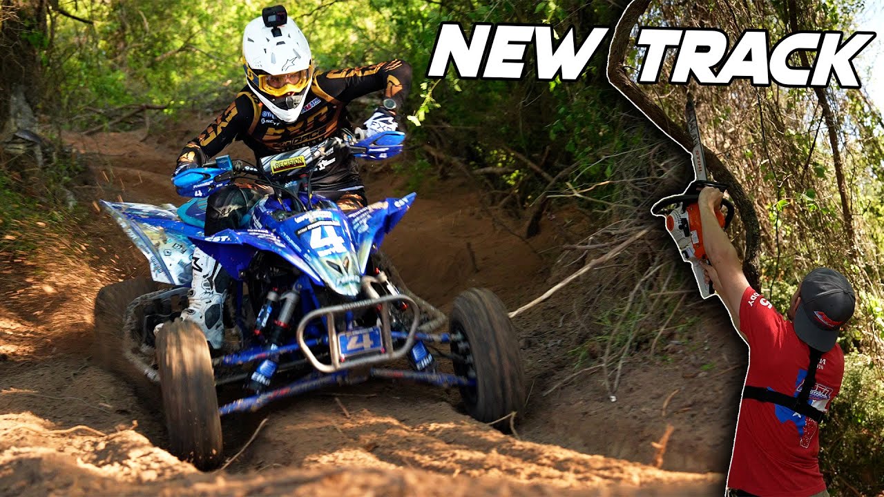 We Cut An Epic Sand Track Through Our Woods! GNCC Prep?