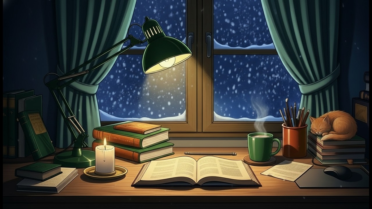 Winter Lofi Chillhop ❄️ Cozy Beats for Late-Night Study & Focus