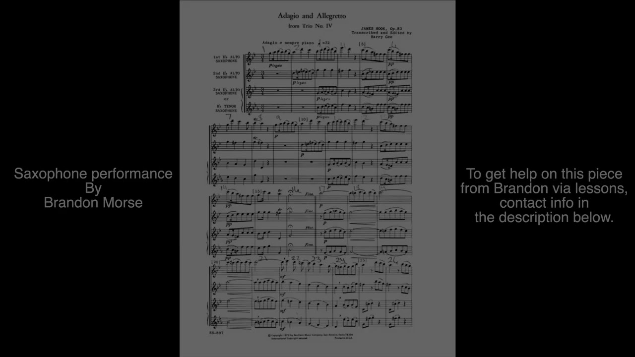 Adagio and Allegretto