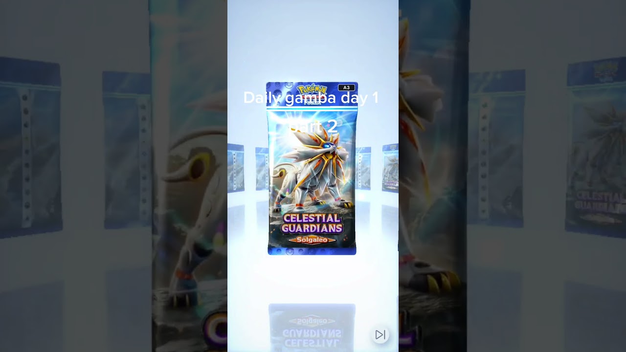 Daily gamba day 1 part 2 opening a pokemon pack everyday (pokemon tcgp)