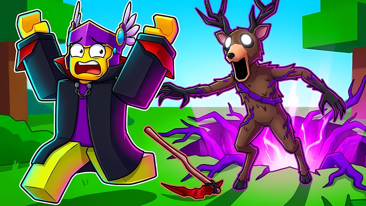 Sobrevivi no MAPA CORROMPIDO por 99 Noites na Floresta! (Roblox)