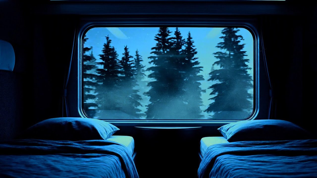 Train Rain Ambience | Deep Relaxation, Calm Sleep & Stress Relief Sounds