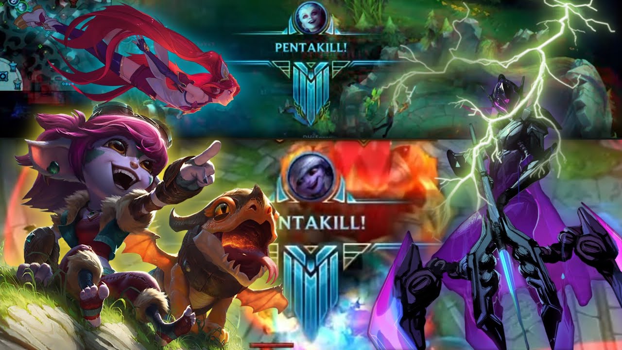 Enyav MONTAGE 16 - CHALLENGER PENTAKILL - JINX&TRISTANA in WILD RIFT