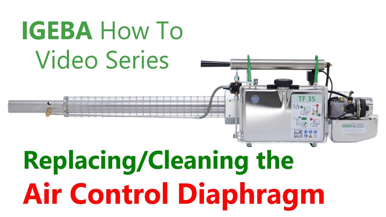 IGEBA Pulse Jet Thermal Fogger - How To Replace the Air Control Diaphragm