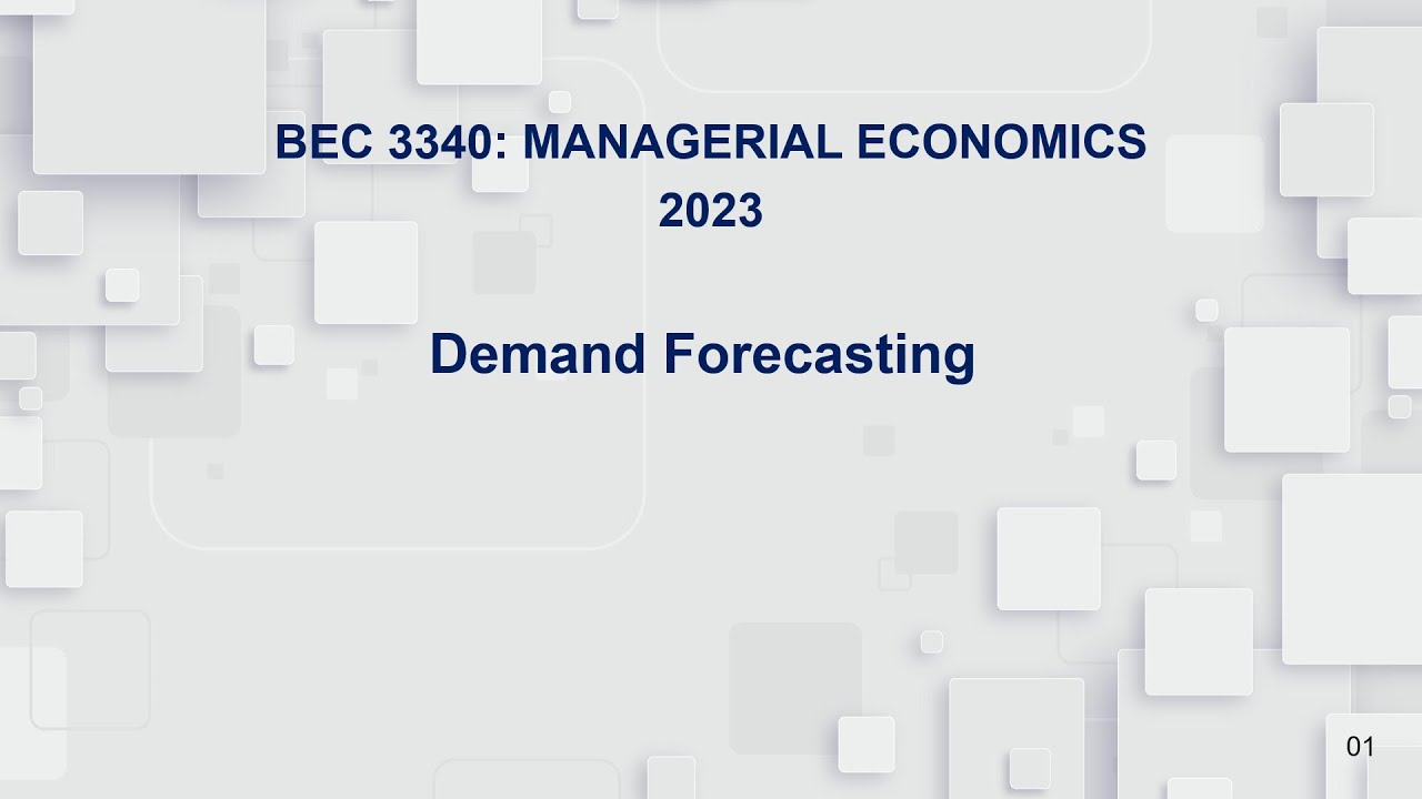 05. DEMAND FORECASTING
