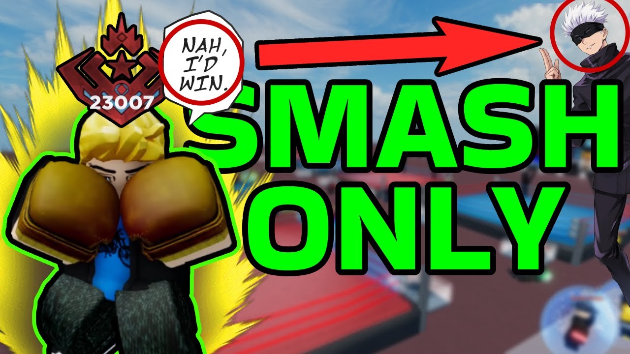 Сможете ли вы стать объединённым чемпионом, используя только SMASH? | untitled boxing game Ranked...