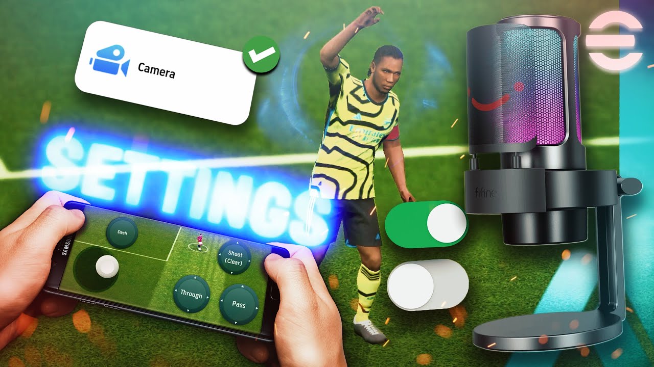 My NEW eFootball settings & FIFINE Ampligame A8 mic review