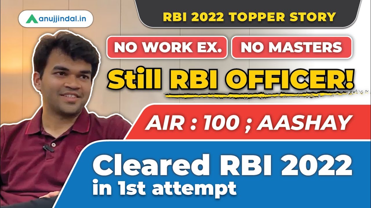 RBI Grade B Interview | RBI 2022 Topper Interview | Can a Graduate crack RBI Grade B | RBI 2023