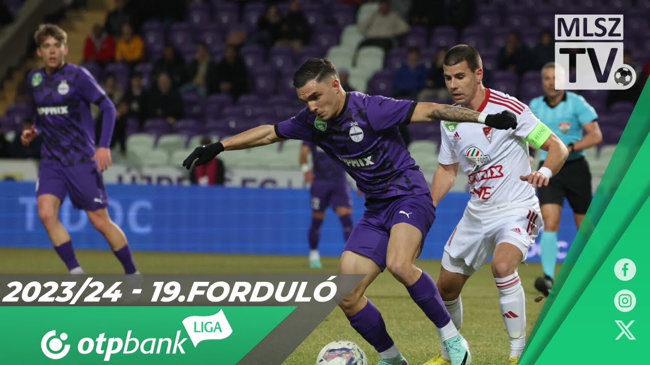 Újpest FC - DVSC | 1-2 | (0-0) | OTP Bank Liga | 19. forduló | MLSZTV