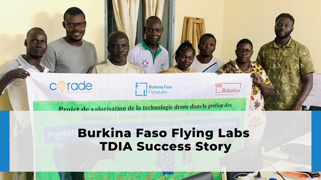 TDIA: Burkina Faso Flying Labs Using Drones and Data to Manage and Develop Irrigated Schemes