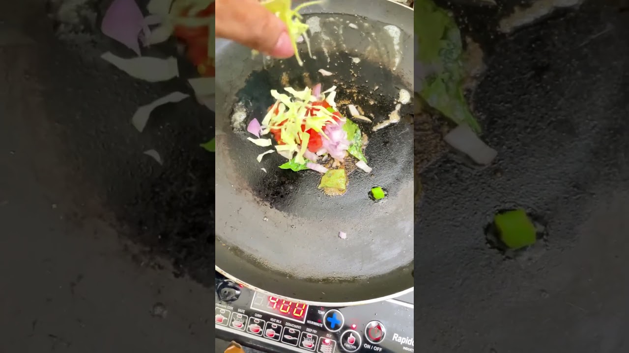 Quick induction recipes for bachelors. #recipe #food #youtubeshorts  #inductioncooking  #trending