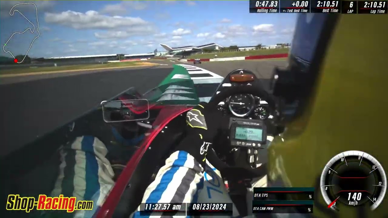 SILVERSTONE FESTIVAL 2024, F3 CLASSIC INTERSERIES, QUALIFYING, ONBOARD MARCH 783 N°41