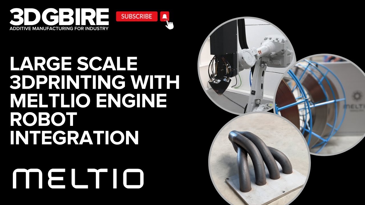 Large-scale Metal3D Printing with Meltio Engine Robot Integration