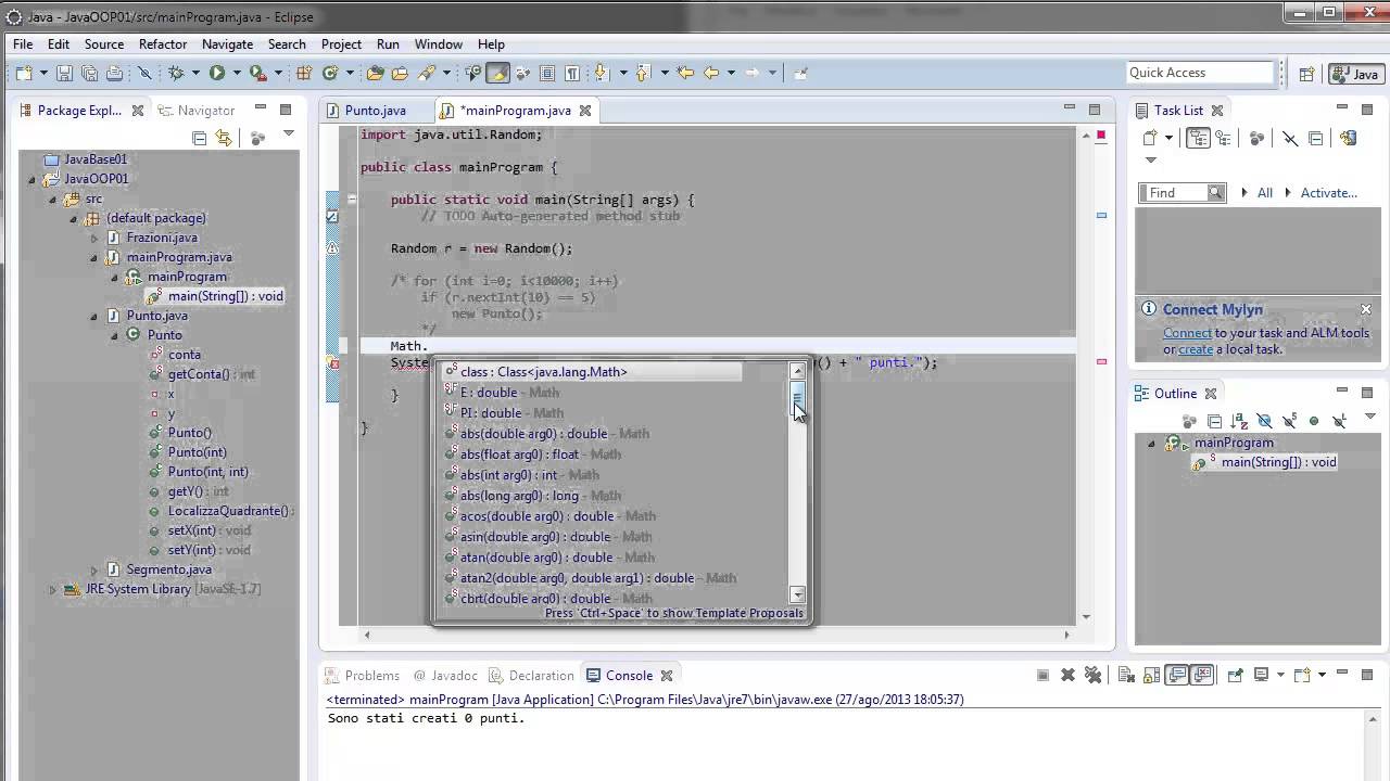 Java (Playlist 2) OOP - ITA 7: membri statici