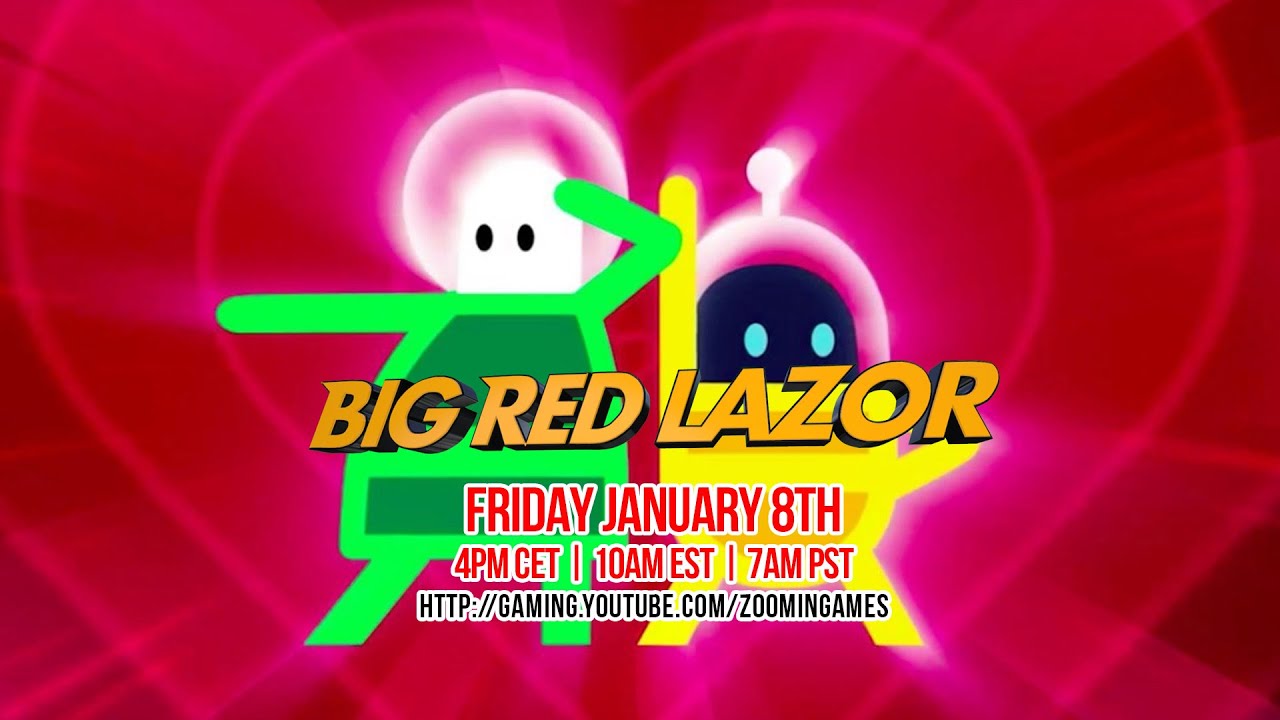 One giant leap into SPACE! Big Red Lazor returns this Friday at 4pm CET!