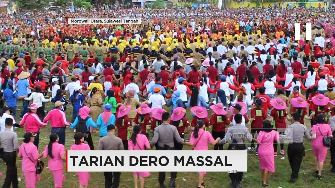 Ribuan Orang Ikut Tari Dero Massal