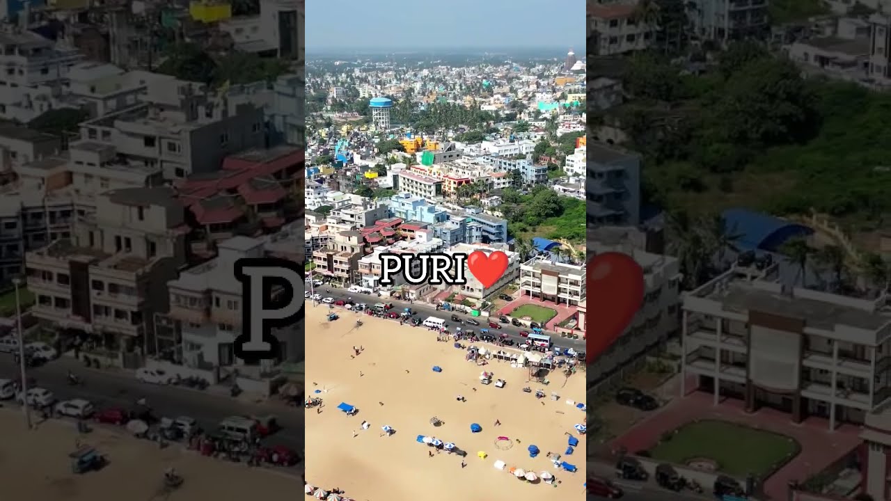 Puri Jagannath Temple | Puri Sea Beach | Puri Drone View | Puri Odisha | #puri #drone