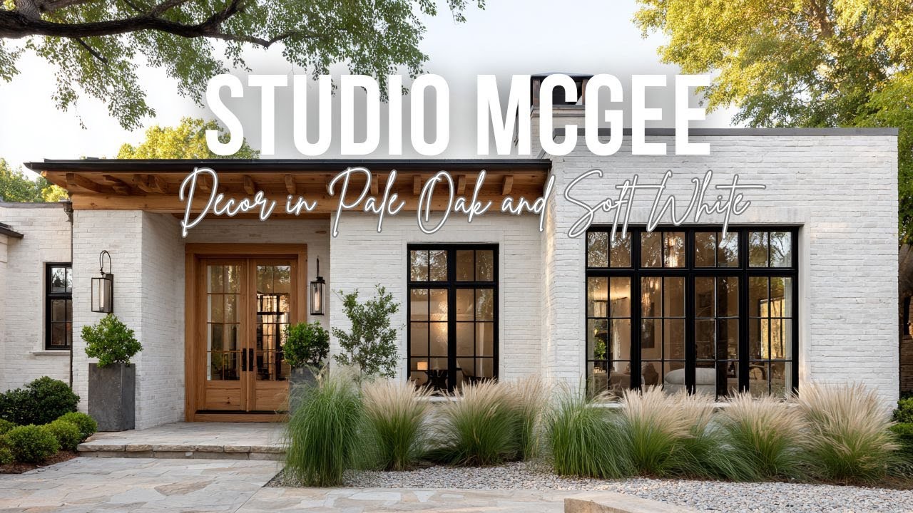Studio McGee Inspired Decor in Pale Oak and Soft White with Elegant Minimal Warmth