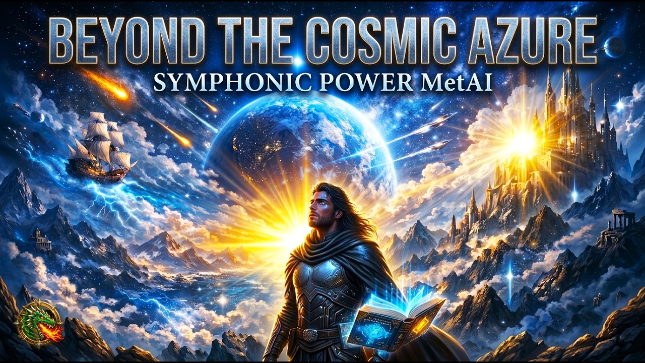 Beyond the Cosmic Azure | Ultra Fast Epic Melodic Speed Metal 🔥Whoa-oh-oh!