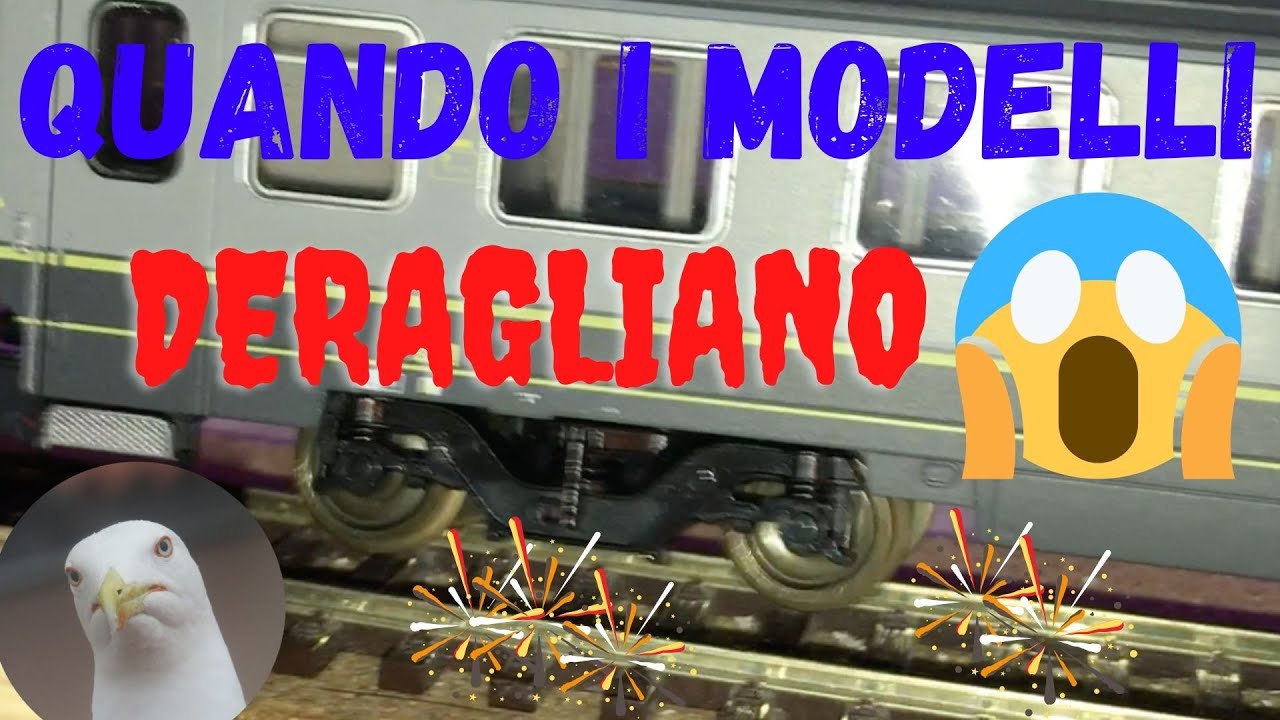 Cosa fare quando i treni deragliano sul nostro plastico ferroviario