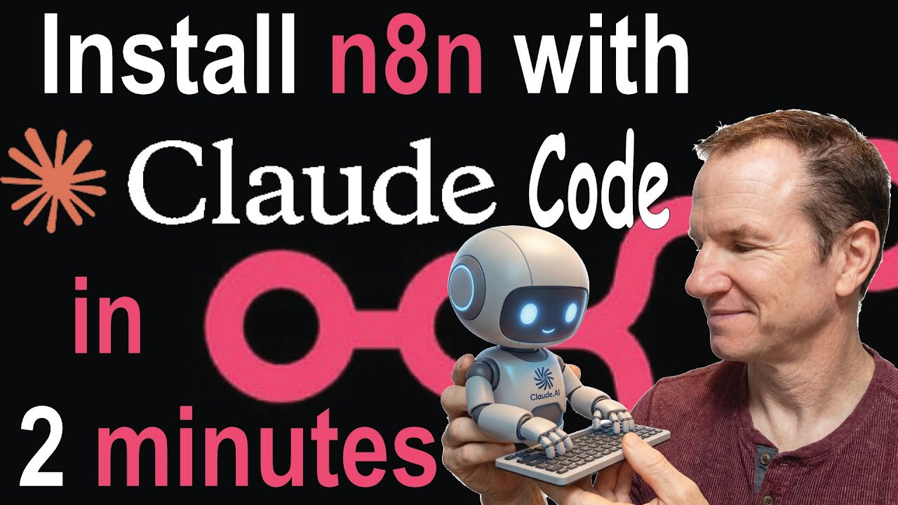 Установите n8n локально за 2 минуты с помощью Claude Code (подходит для начинающих) #claudecode #n8n