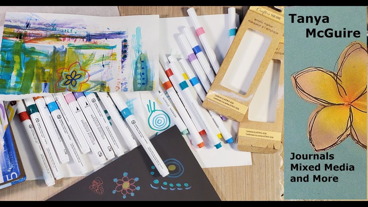 Review of Dollar Tree Acrylic Markers