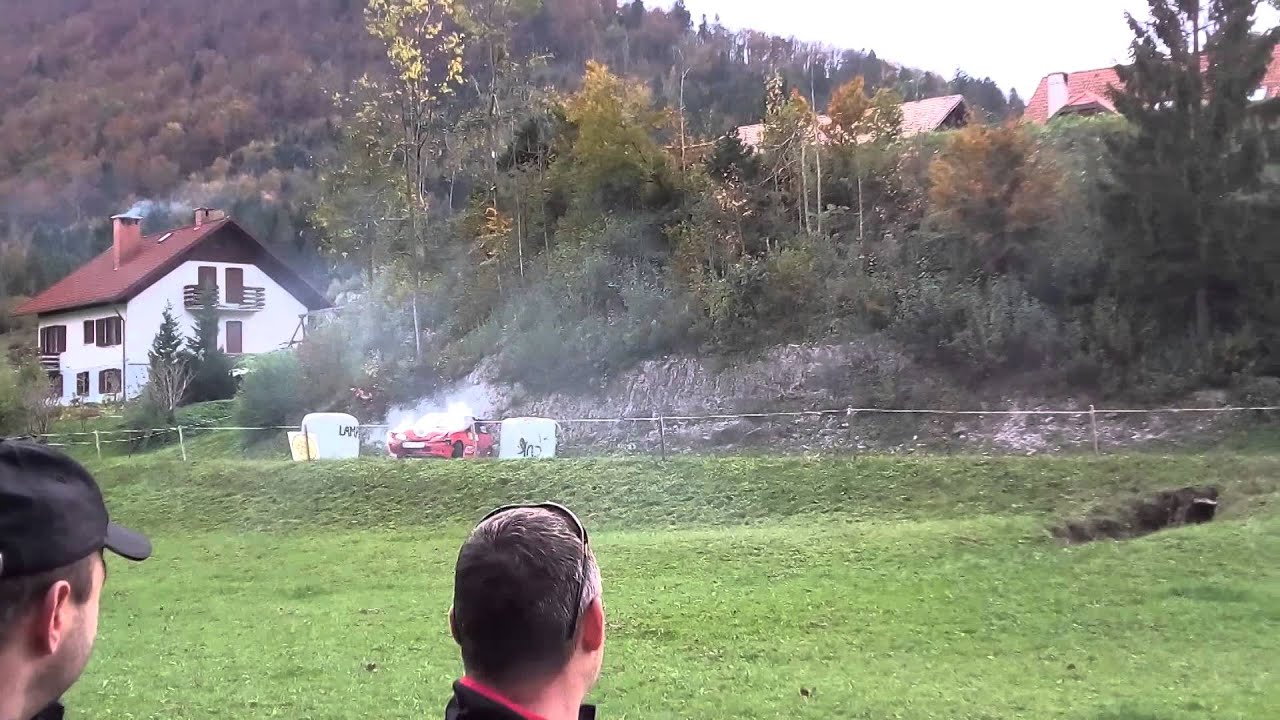 9. Rally Idrija 2015 - HP 8 Zadlog- Božič Franci-Prelaz Kristjan crash