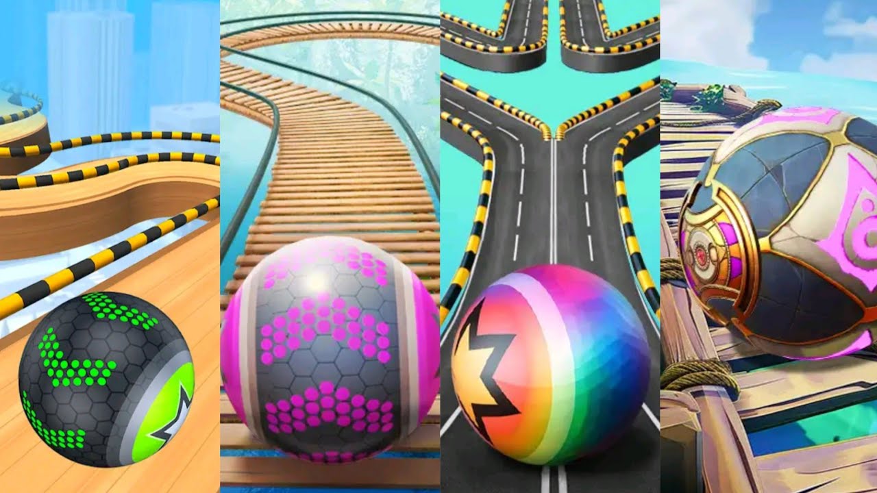 Going Balls - SpeedRun Challenge VS Rollance Balls,Rolling Ball,Temple Rolling Balls Walkthrough 600